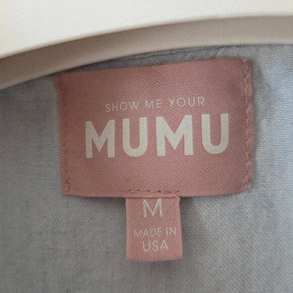 Show Me Your MuMu Sleeveless Light Blue Mini Dress - Picture 7 of 10